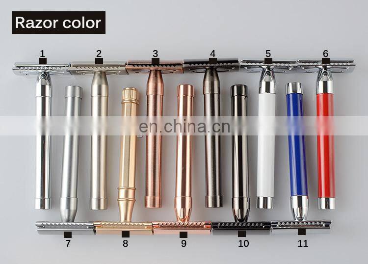 Own Brand Shaving Brush with Bowl and Safety Razor Set