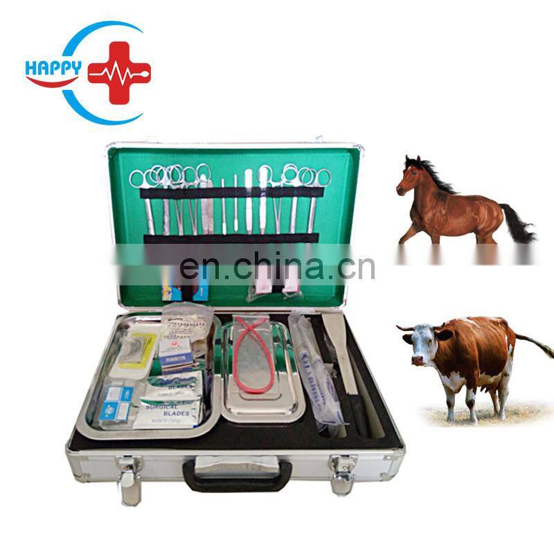 HC-R063 Veterinary Surgical instrument/Medical Operating equipment for Sheep/Cow/Large animal instrument kit for surgical