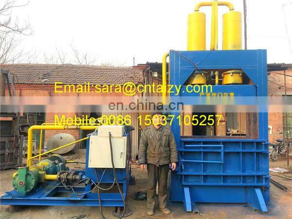 Hot sale vertical dry grass baling press machine baler machine price