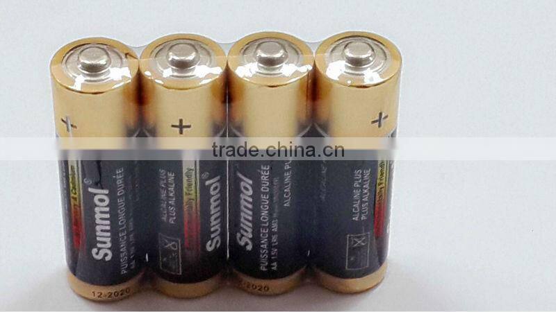 Aluninium foil jacket LR03 aaa alkaline battery