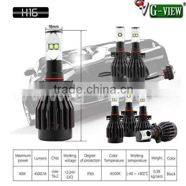 4000LM 6500K/8000K Led Headlight H4, 30W All In One Led Headlight H4