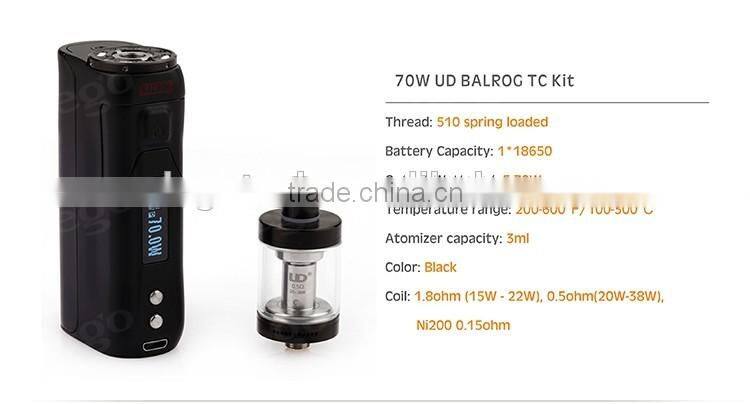 UD Balrog 70w TC mod Both temperature and wattage control with factory price from Elego