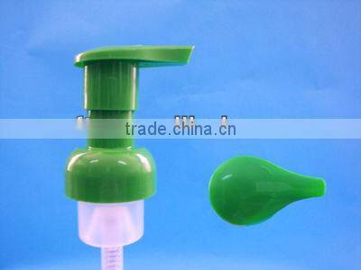 Hot sale 10oz PET soap foam pump bottle with 40mm foam pump/300ml cosmetic foam bottle with dispenser