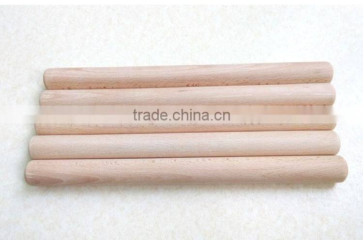 Wood Beech Rolling Pins for Baking, Dough Roller, Non-stick, Easy to Handle, Eco-friendly and Safe, Sleek and Sturdy - (11 Inch