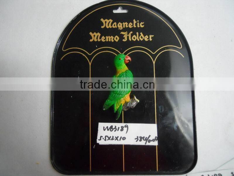 Resin hanging decoration of parrot figurine