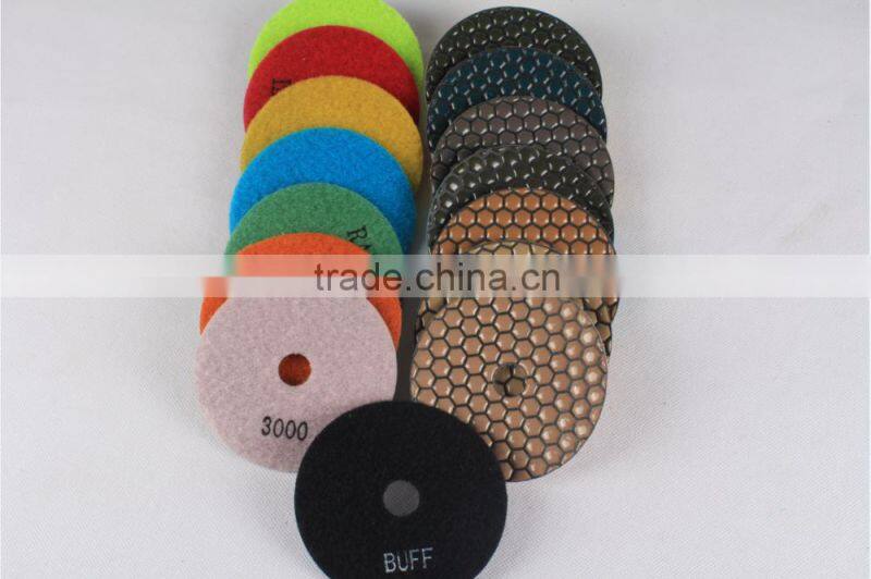 Premium 7-step dry polishing pad