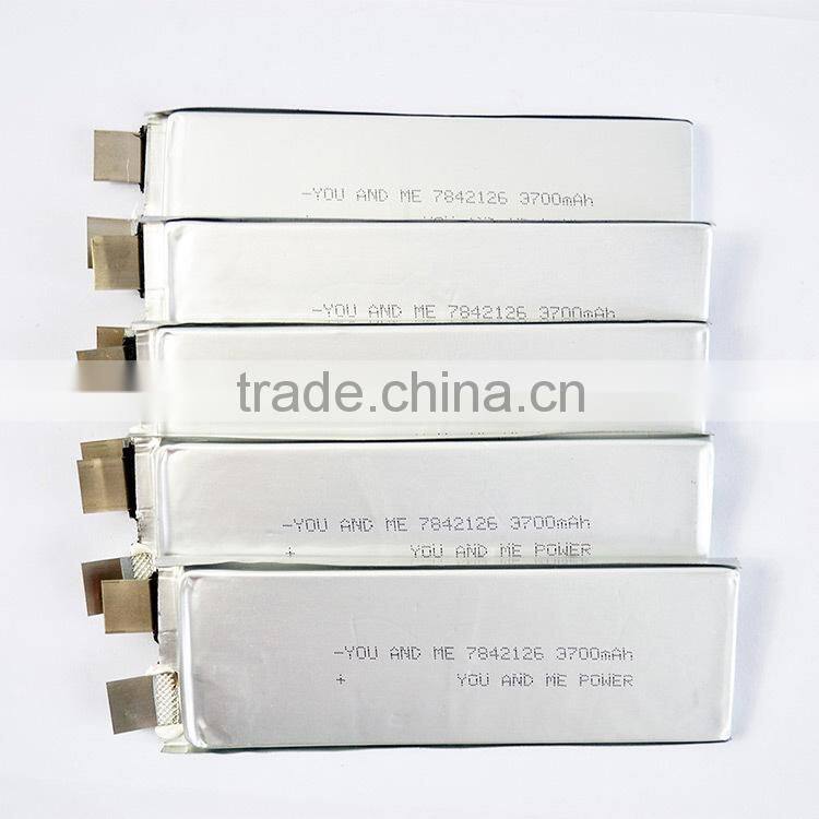 rechargeable lithium polymer battery 3.7v 3700mah