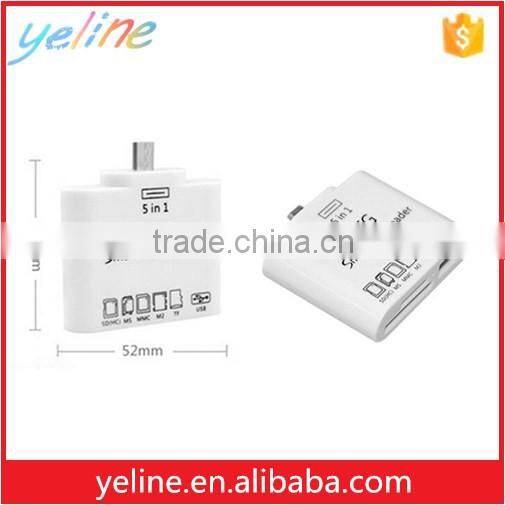 MMC,MS card, USB flash disk smart phone card reader