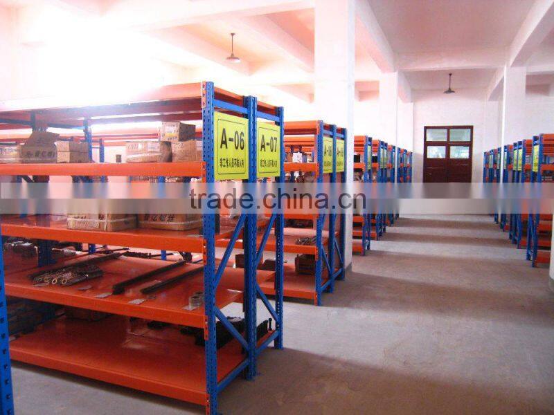 Solid steel plate storage rack