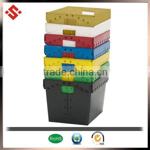 2015 cheap but durable corrugated plastic post office mail tote