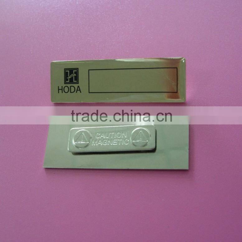 Epoxy Metal Name Tag Magnet
