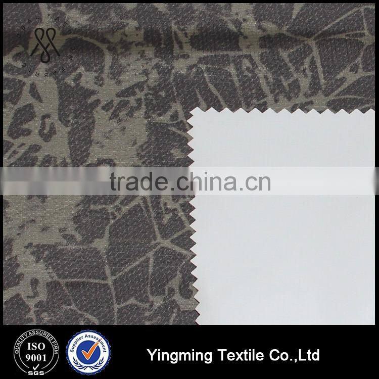 100%nylon grid coating fabric for winter cloth