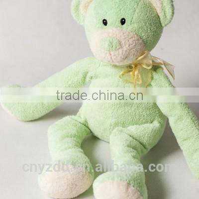 Plush Toy Long Leg Teddy Bear /Soft Gift Toy Bear with Silk Bow/Stuffed Toy Light Green Bear