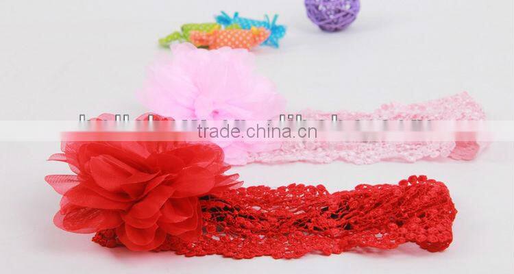 2013 New Flower Lace Baby Girl Headband