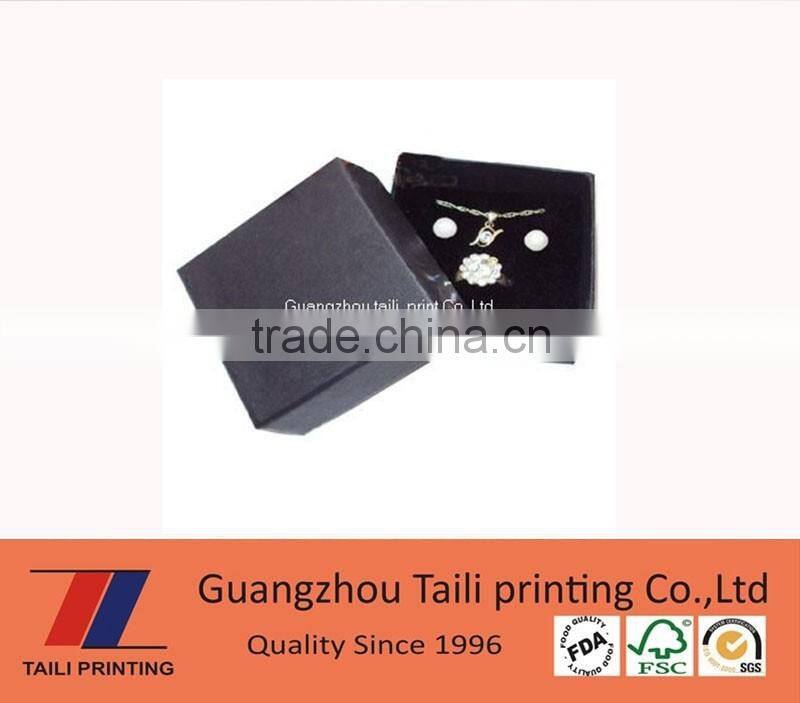 Customized cheap paper pearl necklace box