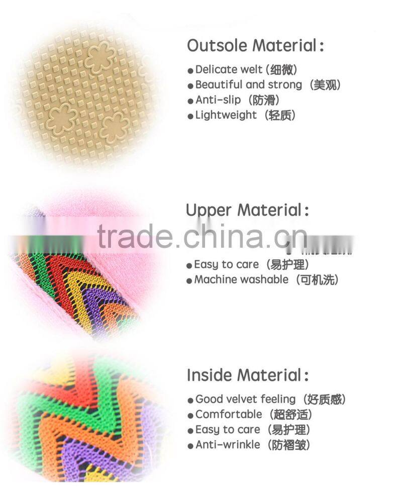 high quality indoor outdoor home soft slippers for woman & man