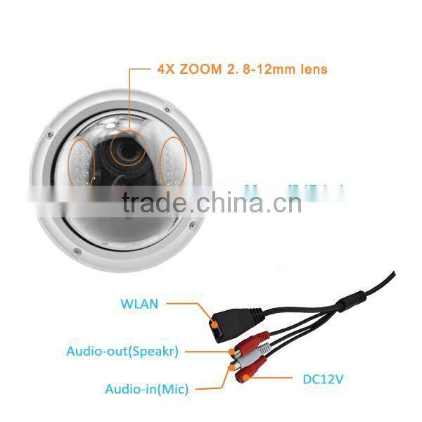 Waterproof IP66 HD 1.0mp 720p ip ptz camera cctv camera cctv with P2P plug and play