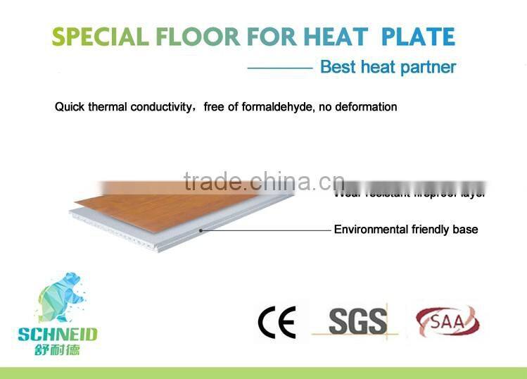 wood design ground heating flooring