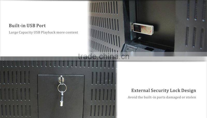 46 inch floor stand shopping mall advertisement LED Kiosk