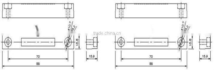 E-5continents 5C-53 door magnetic contact connect with alarm system