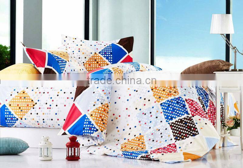 trade assurance 120TC 80%polyester with 20% cotton rotary pigment printed cheap soft touching fabric for bed sheet