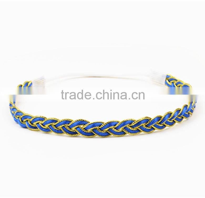 Hot-sales kids large gold cross headband baby hair accessory baby gold hair band wh-1835