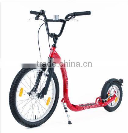 Adult Kick Bike With 26-18'' Steel Frame, Suspension Shocking Proof And Disc Brake
