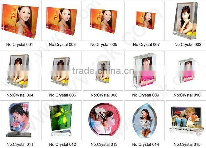 Cheap 3d crystal laser engraving gifts
