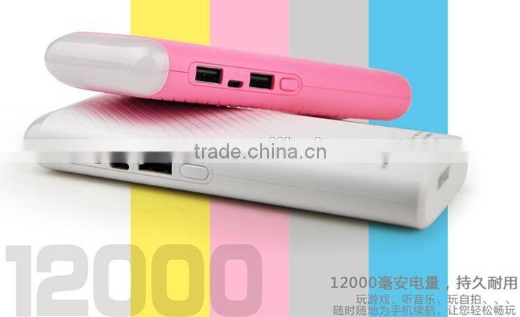 10000mAh (2A + 1A) High Capacity Ultra Fast Charge Mobile Power Station Dual USB Outputs for Smartphones and Tablets