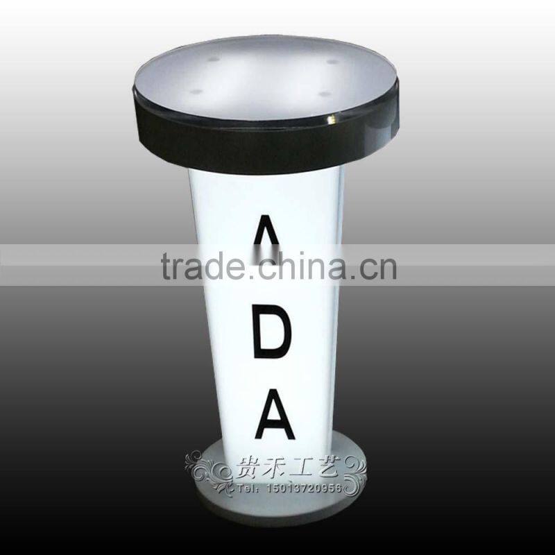 Fashionable upright Acrylic cosmetic display,loor standing acrylic cosmetic display stand