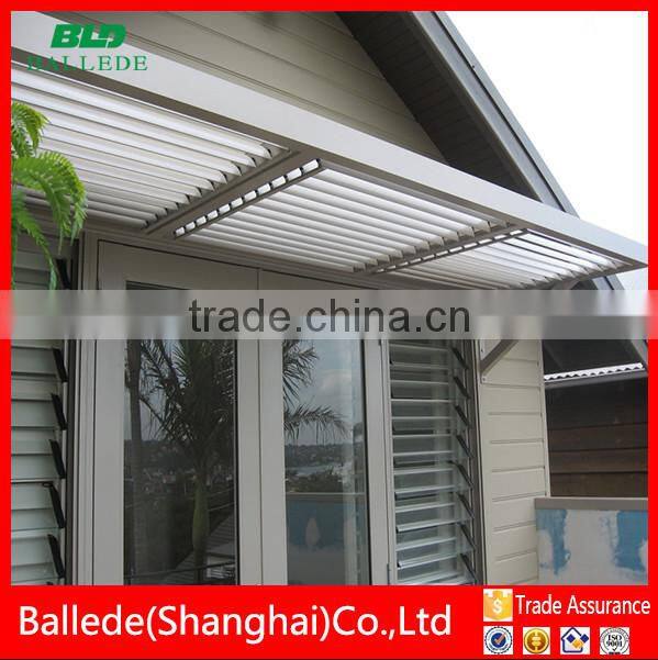 high quality louver roof in awnings
