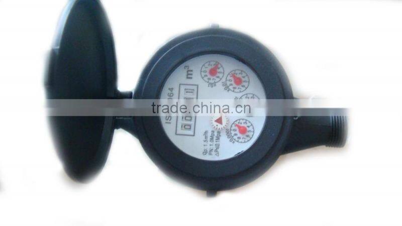 Multi jet dry type water meter 15mm/Brass DN15 class B water meter