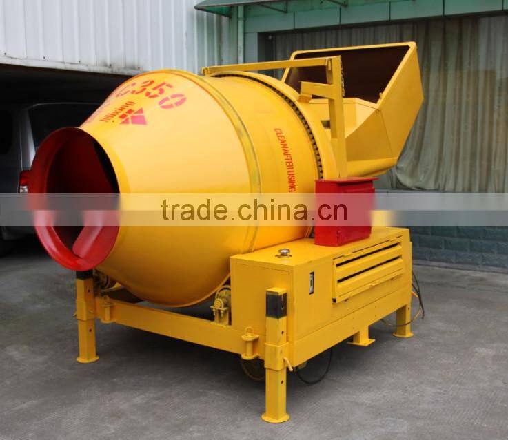 HOT SALE JZC 350 Yan mar diesel engine Hydraulic Concrete Mixer