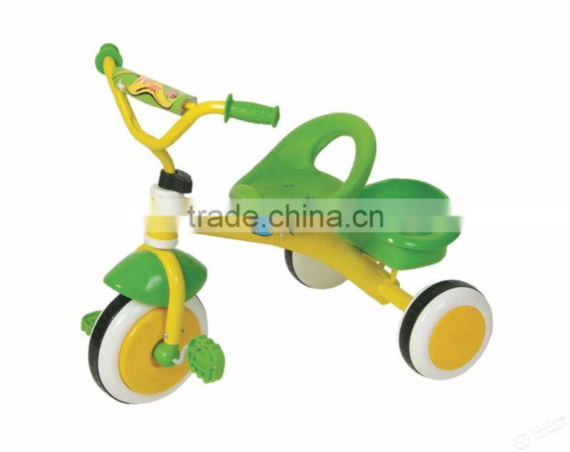 kids tricycle parts with back seat / kids double seat tricycle / plastic tricycle kids bike