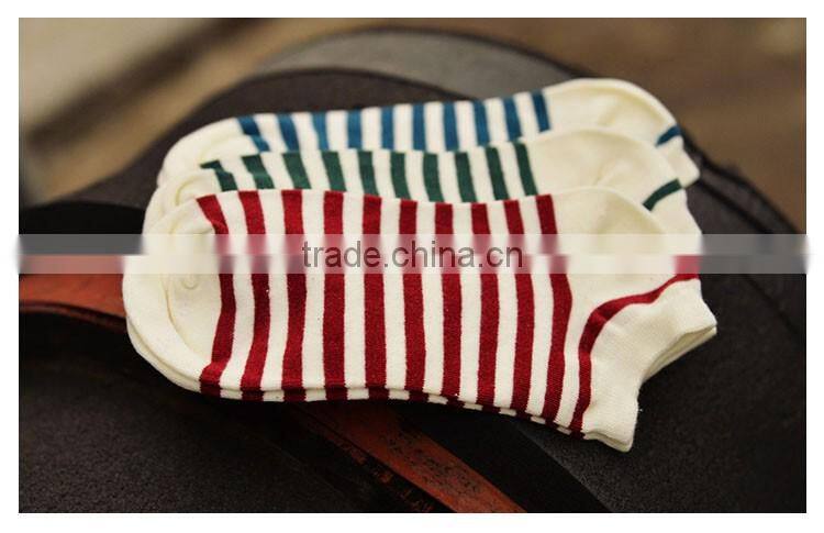 Custom made socks ankle socks boat socks 100% cotton fashion color socks