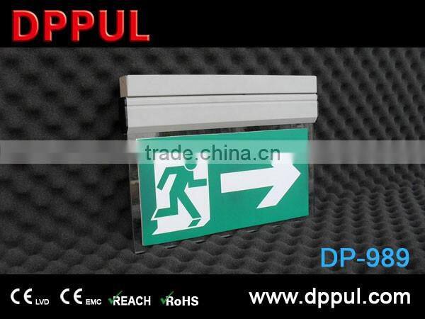 Battery Operated Fire Resistant LED Emergency Exit Sign