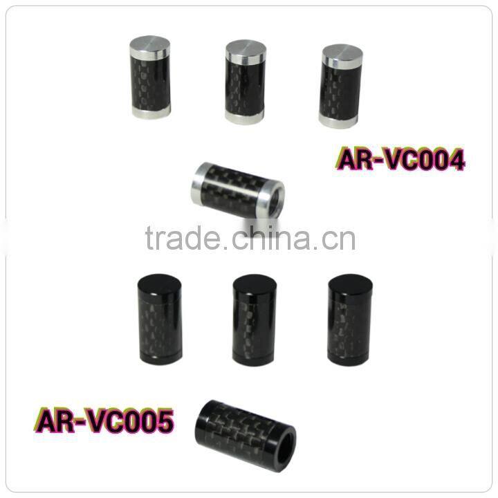 Hot Sale High Quality carbon fiber car tire air valve cap