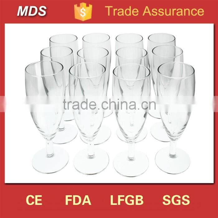 Short stem classic banquet champagne flute