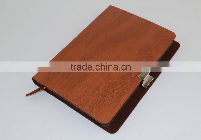 Classical Corporate leather notebook gift set with ballpoint pen 8GB USB