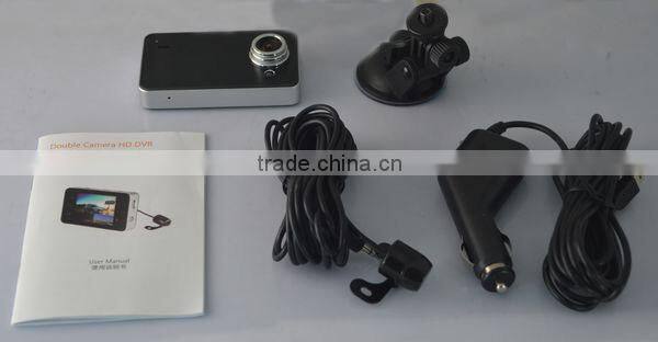 Chelong Factory 2.7inch dual lens G-sensor motion detection car sd card video recorder