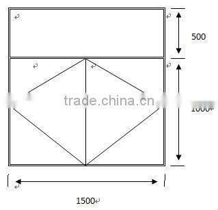Conch UPVC Profiles for 50 casement window