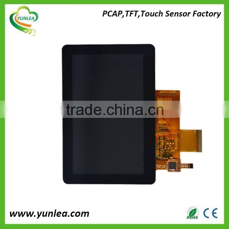 800x480 dots resoluiton 5 inch tft touch screen module from yunlea
