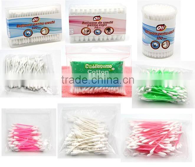 LBY high quality ear cleaning cotton swab in plastic tube
