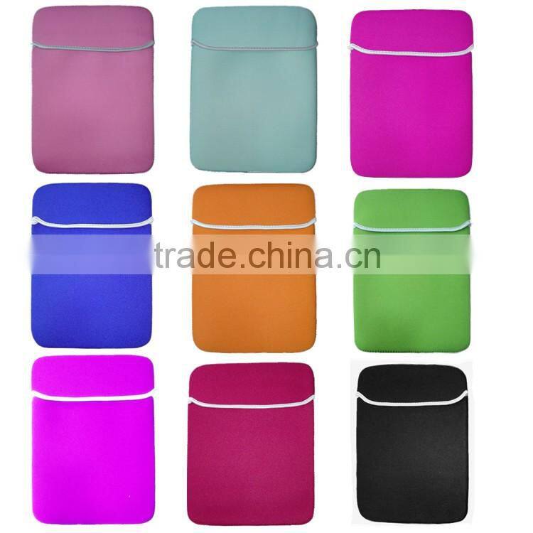 Colorful PAD Bag 12'' Factory Price Neoprene Pad protective Bag Flat PC Bag