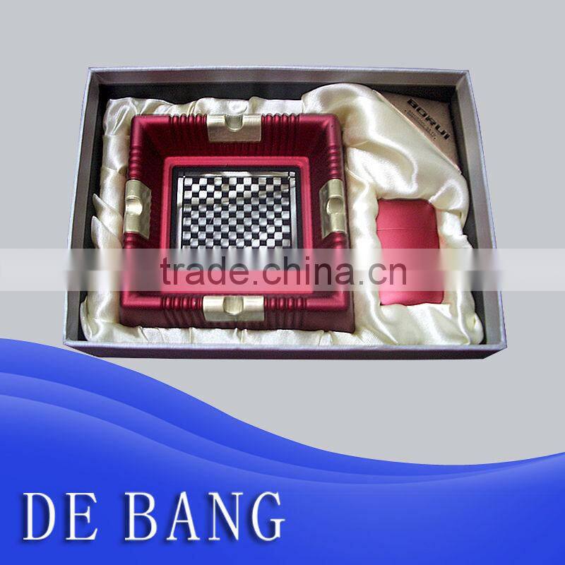 cheap gift sets,crystal ashtray and lighter set
