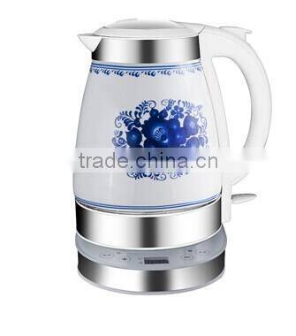 Digital Ceramic Kettle with tray