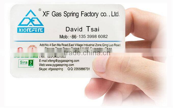 gas spring for light wall advertising