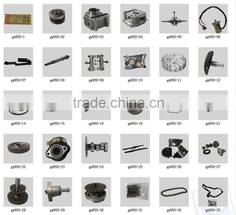 China scooter cylinder kit of GY6 engine parts
