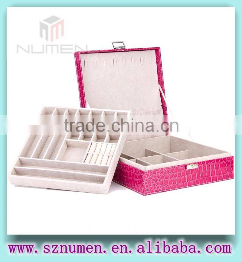 protable jewelry storage boxes jewlery organizer box