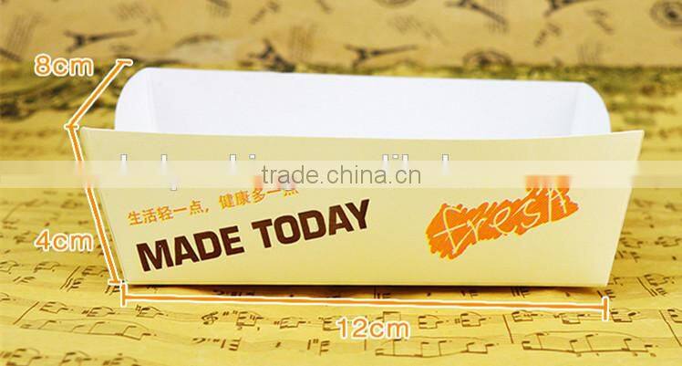 disposable cardboard food packaging box, custom logo printed packaging box